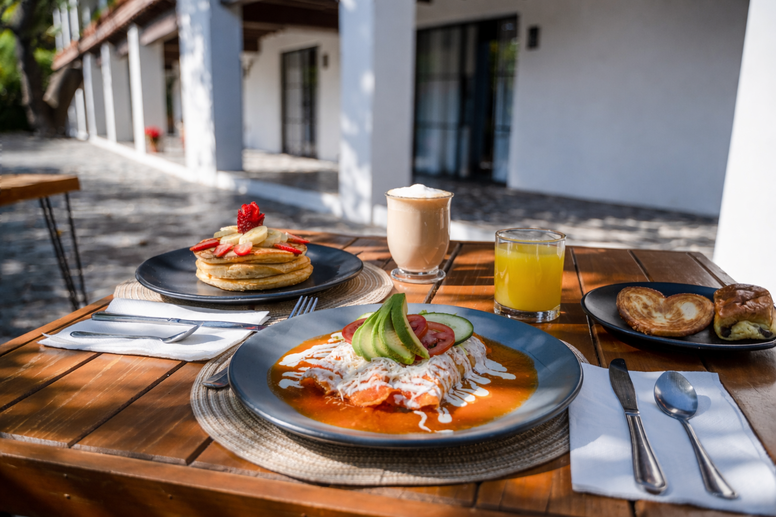 Restaurante luna blanca platillos